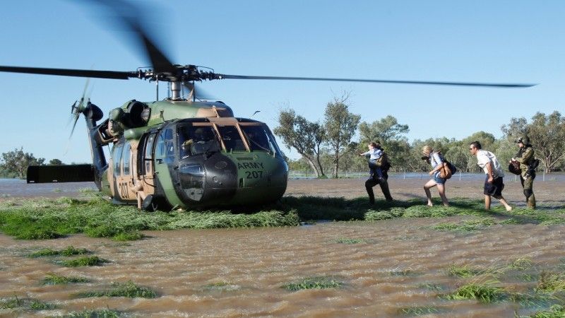 Australijskie Black Hawki zostały objęte czteroletnim pakietem serwisowym o wartości 120 mln dolarów - fot. Ministerstwo Obrony Australii