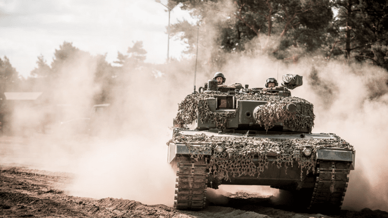 Norweski Leopard 2 w trakcie Noble Jump. Fot. Erik Morren (NLD) 1 (German/Netherlands) Corps