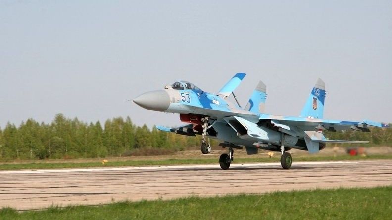 Według ukraińskiego ministerstwa obrony w czasie katastrofy w przestrzeni powietrznej nie było samolotów sił powietrznych Ukrainy. Fot. mil.gov.ua.