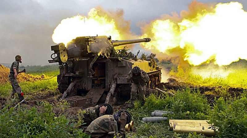 Rosyjska haubica samobieżna 2S19 MSTA-S - fot. mil.ru