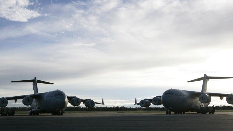 Australia odebrała szósty egzemplarz ciężkiego samolotu transportowego C-17 Globemaster III - fot. Ministerstwo Obrony Australii