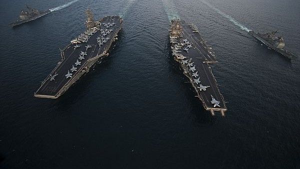 Amerykanie ograniczą swoją flotę do 306 okrętów, wśród nich będą lotniskowce i zmniejszająca się ilość krążowników - fot. US Navy