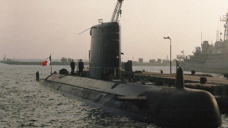 Francuski okręt podwodny typu Agosta. Fot. Andrzej Nitka