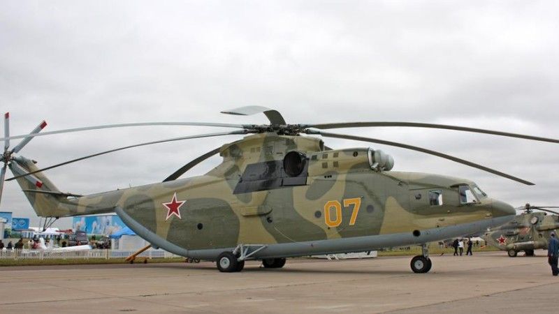 Rosyjski ciężki śmigłowiec transportowy Mi-26 (zdjęcie poglądowe).