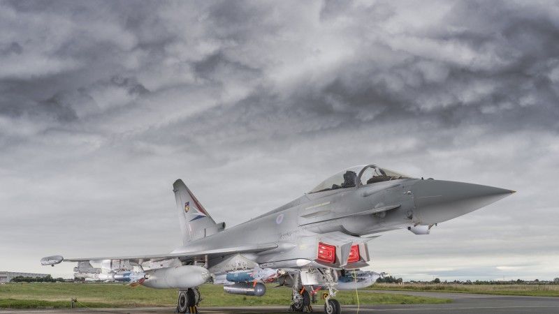 Samolot Typhoon po modernizacji – fot. BAE Systems