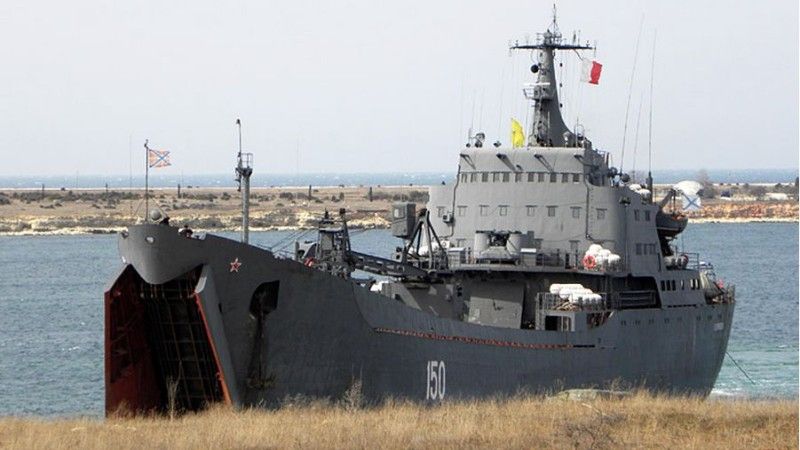 Okręt desantowy "Saratow" - fot. mil.ru
