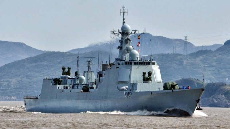 Chiński niszczyciel typu 052C był bazą dla niszczycieli typu 052D – fot. chinesemilitaryreview.blogspot.com