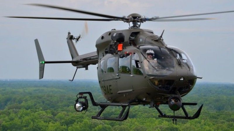 UH-72A Lakota w konfiguracji "security mission support" - fot. US Army