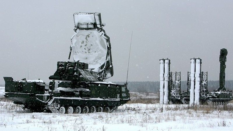 System przeciwlotniczy S-300 podczas ćwiczeń - fot. mil.ru