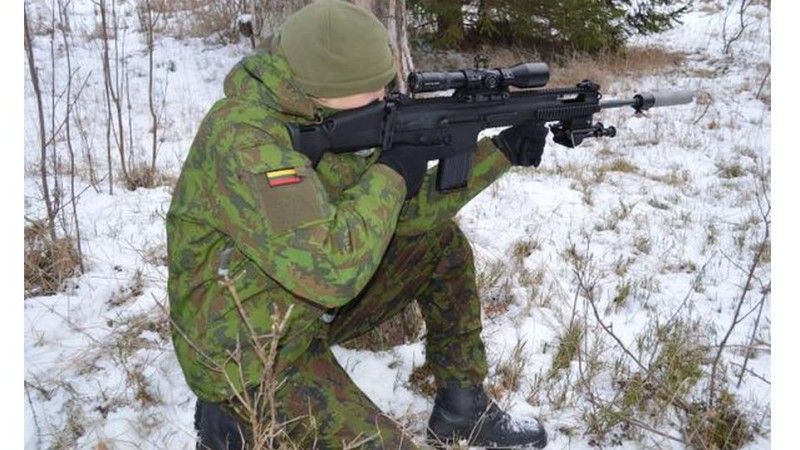 Karabin snajperski FN SCAR-H PR - fot. MInisterstwo obrony Litwy