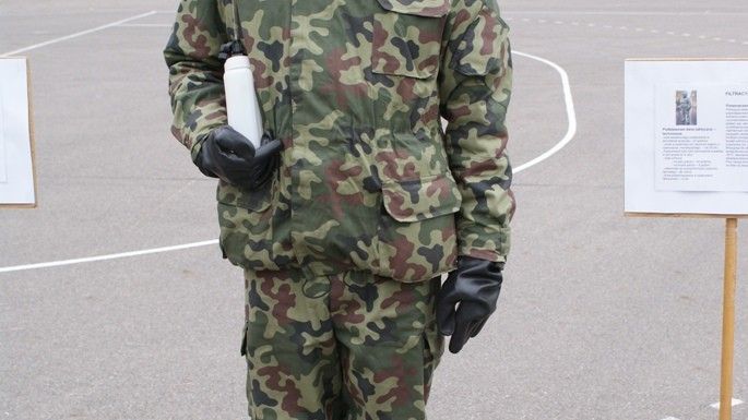 Żołnierz ubrany w FOO-1 - fot. Łukasz Pacholski