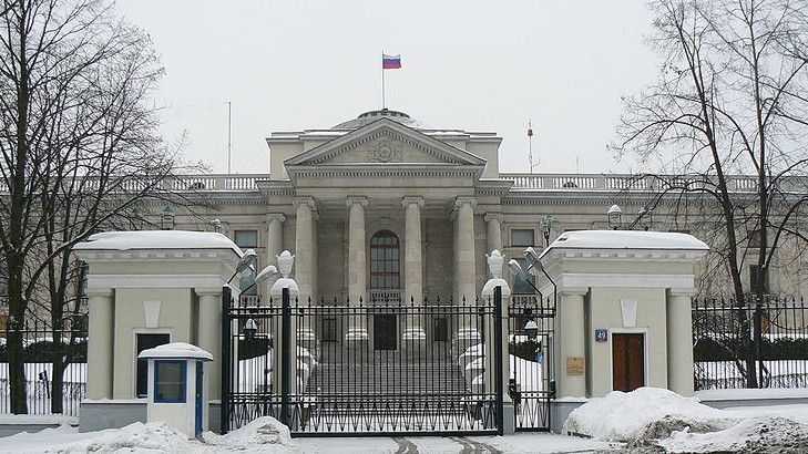 Ambasada Federacji Rosyjskiej w Warszawie- fot. Wikipedia