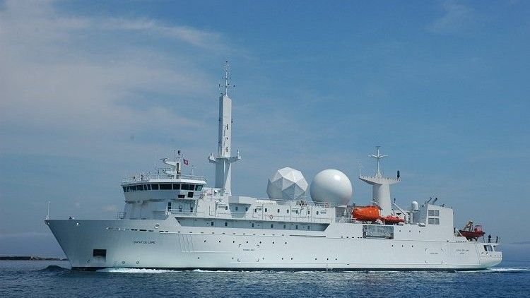 Na Morze Czarne wpłynął francuski okręt rozpoznania radioelektronicznego „Dupuy-de-Lôme” – fot. Jean-Michel Roche/Wikipedia