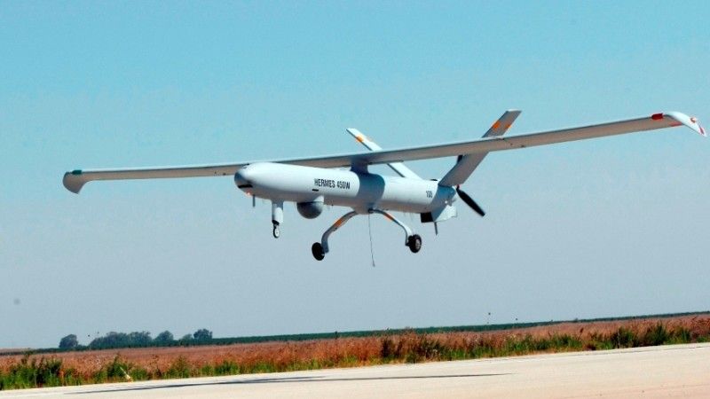 Izraelczycy rozbili dron Hermes 450 – fot. M.Dura