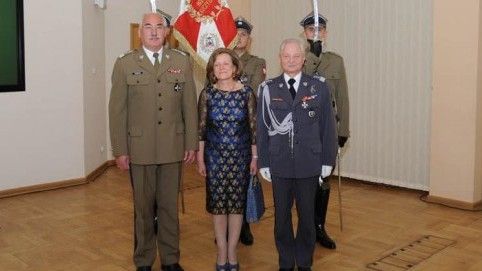 Generał Dygnatowski w czasie uroczystości pożegnalnych - fot. Sztab Generalny Wojska Polskiego