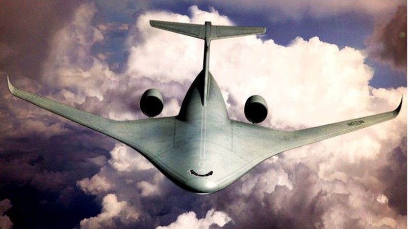 Projekt hybrydowego samolotu transportowego ze skrzydłem rozmytym - fot. Lockheed Martin