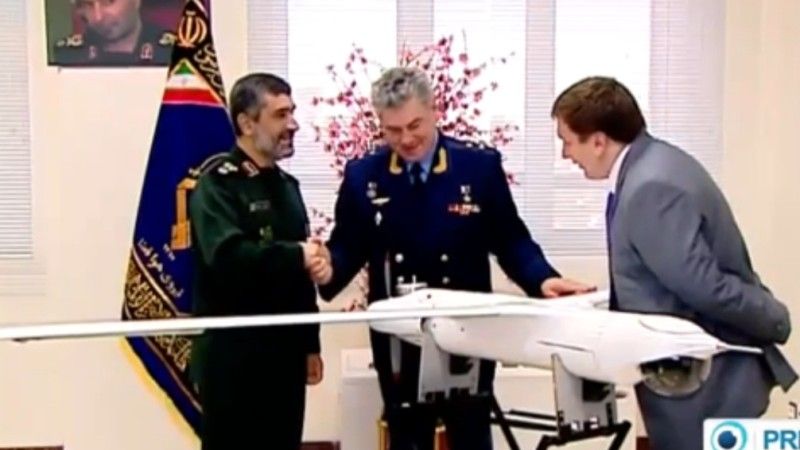Iran podarował Rosji jeden ze swoich dronów – fot. YouTube