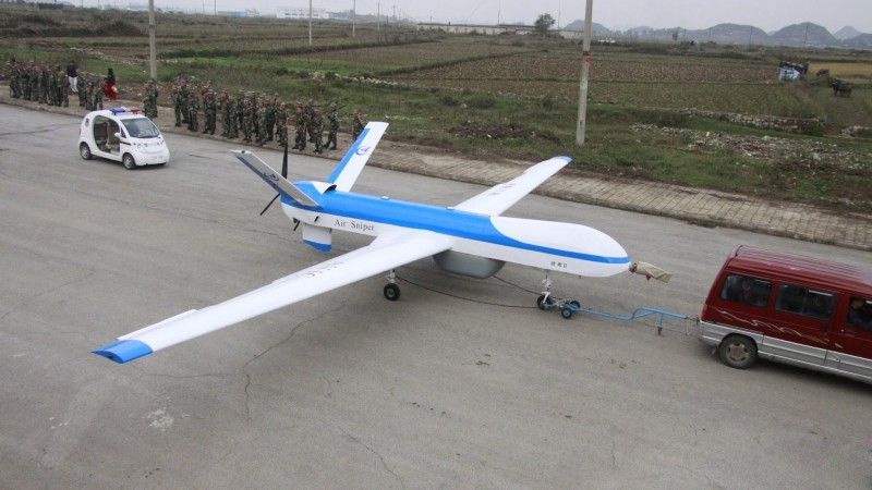 Chiny budują wielki kompleks przemysłowy do produkcji dronów powietrznych – fot. chinesemilitaryreview.blogspot.com