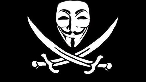 Anonymous to grupa luźno powiązanych hakerów walczących, jak twierdzą, o wolność w sieci - graf. internet.