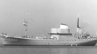 Eks-niemiecki okręt rozpoznawczy Alster, jedyny okręt tej klasy - fot. Internet