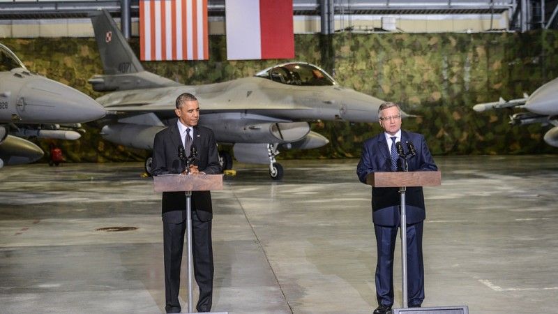 Prezydent Barack Obama zapowiedział intensyfikację stałej, rotacyjnej obecności USA w Europie Środkowo - Wschodniej. Zaznaczył on jednak, że kraje europejskie powinny brać większą odpowiedzialność za bezpieczeństwo w regionie. Fot. MISSION of the UNITED STATES of AMERICA to POLAND/flickr.