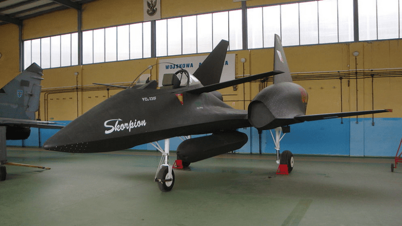 Makieta PZL-230 Skorpion / Fot. Travelarz (CC BY-SA 3.0)