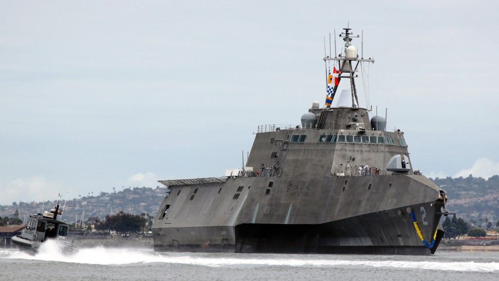 Okręt do działań przybrzeżnych USS „Independence”. Fot. US Navy