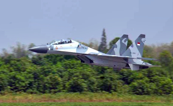 Indonezyjski Su-30 / Fot. Arya dhieva1 (Copyright free use)