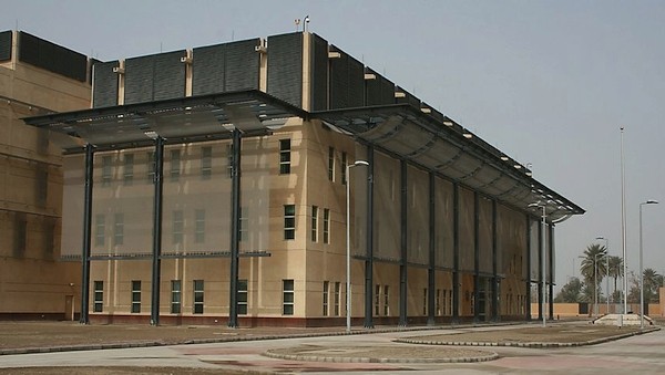 Amerykańska ambasada w Bagdadzie. Fot. Departament Stanu USA