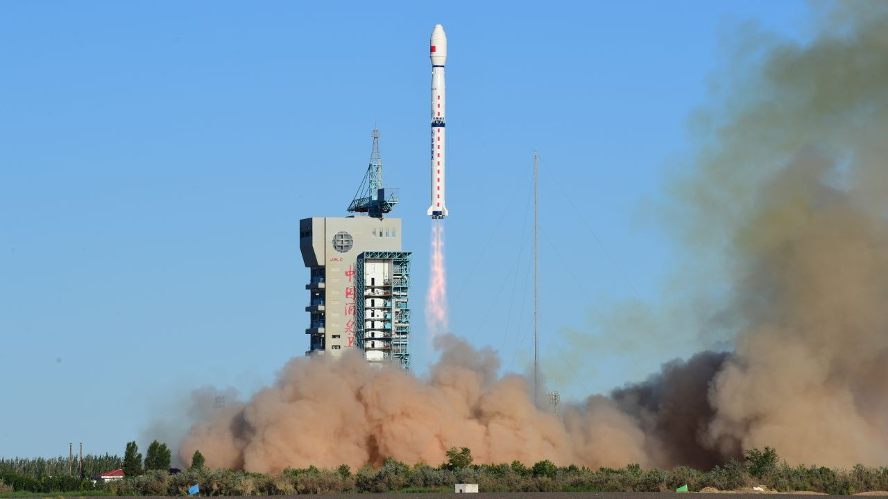 Start rakiety Chang Zheng 4C z satelitą Fengyun-3E. Fot. Chińska Narodowa Agencja Kosmiczna (CNSA)