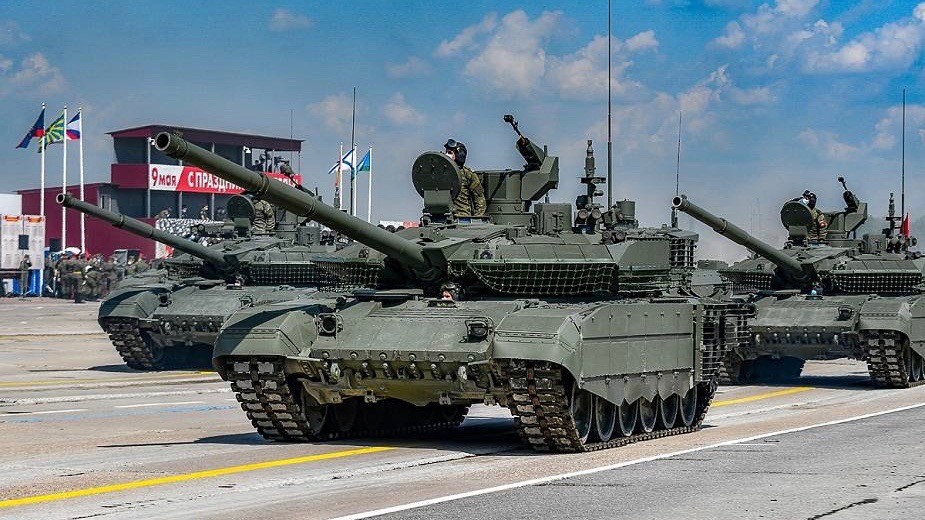 Pierwszym czołgiem który ma otrzymać system aktywnej ochrony pojazdów Arena-M ma być T-90M. Fot. mil.ru