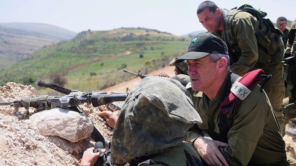 Beni Ganc (w czapce), fot. Israel Defense Forces