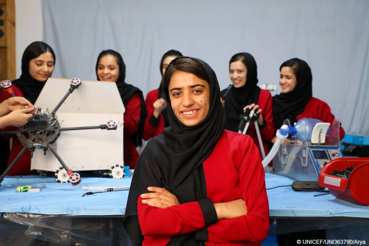 Zespół Afghan Dreamers / Fot. UNICEF / Facebook UNICEF
