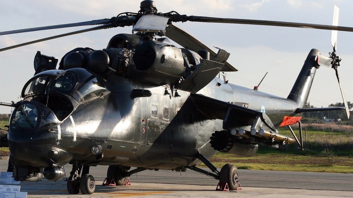 Cypryjski Mi-35P. Fot. Savvas Petoussis/Wikipedia