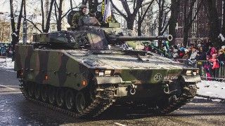 Estoński CV90. Fot. Milrem Robotics