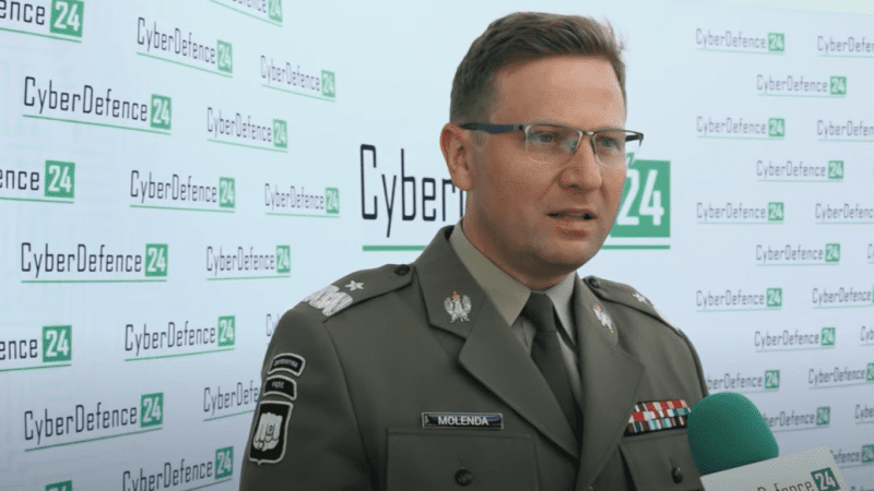 Gen. bryg. Karol Molenda z Narodowego Centrum Bezpieczeństwa Cyberprzestrzeni/ fot. CyberDefence24.pl