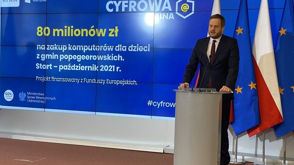 Janusz Cieszyński, sekretarz stanu oraz pełnomocnik ds. cyberbezpieczeństwa w KPRM / fot. Twitter Cyfryzacja KPRM