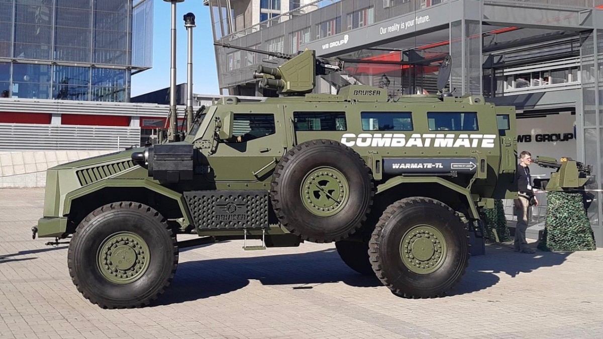Pojazd Combatmate prezentowany na MSPO 2021. Fot. Juliusz Sabak/Defence24