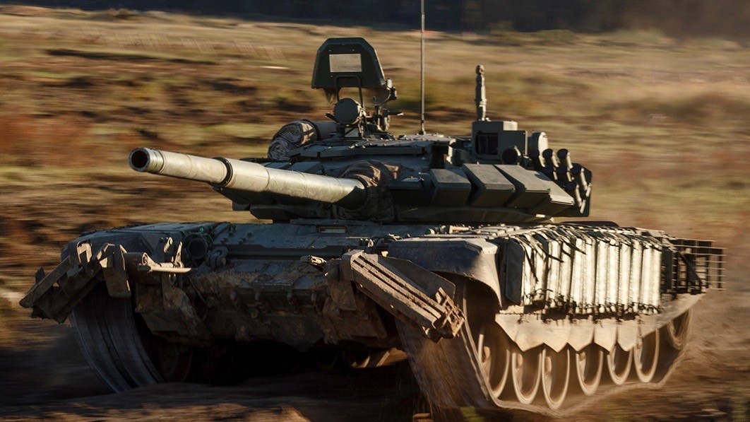 Białoruski T-72B3. Fot. mil.ru