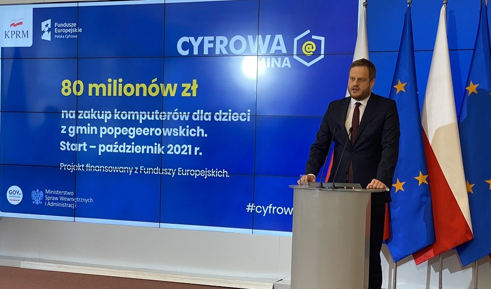 Janusz Cieszyński, sekretarz stanu w KPRM/ fot. Cyfryzacja KPRM/Twitter