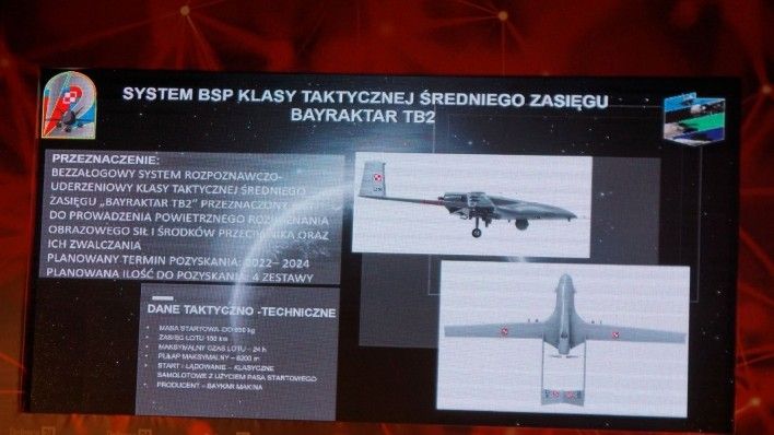 TB2 Bayraktar UAV in Polish colors. Image: Jarosław Cislak/Defence24