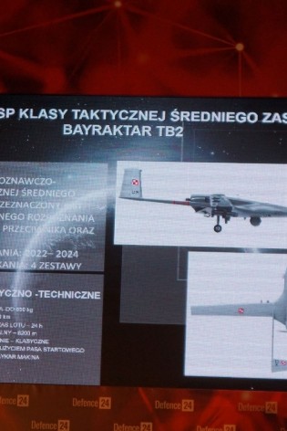 TB2 Bayraktar UAV in Polish colors. Image: Jarosław Cislak/Defence24