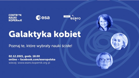 Ilustracja: ESERO/Galaktyka kobiet [esero.kopernik.org.pl]