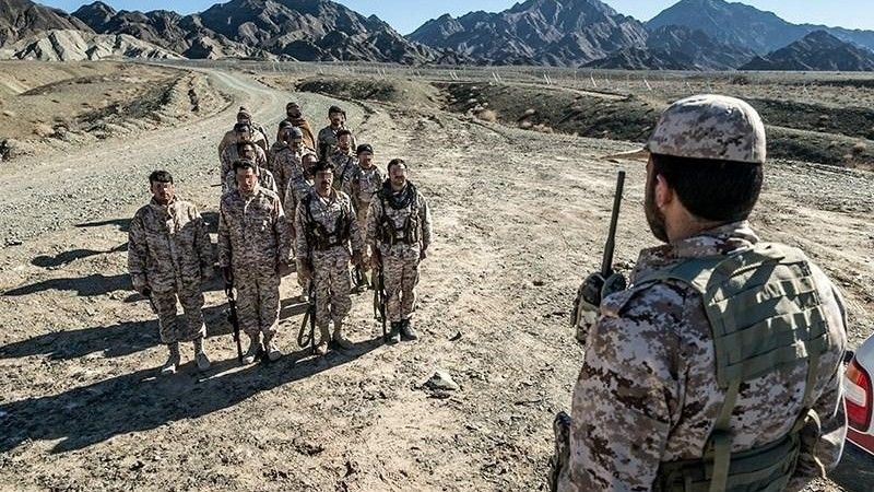 Komandosi sił lądowych Korpusu Strażników Rewolucji Islamskiej (IRGC).