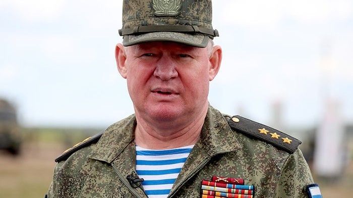 Dowódca sil pokojowych w Kazachstanie gen. płk Andriej Sierdjukow