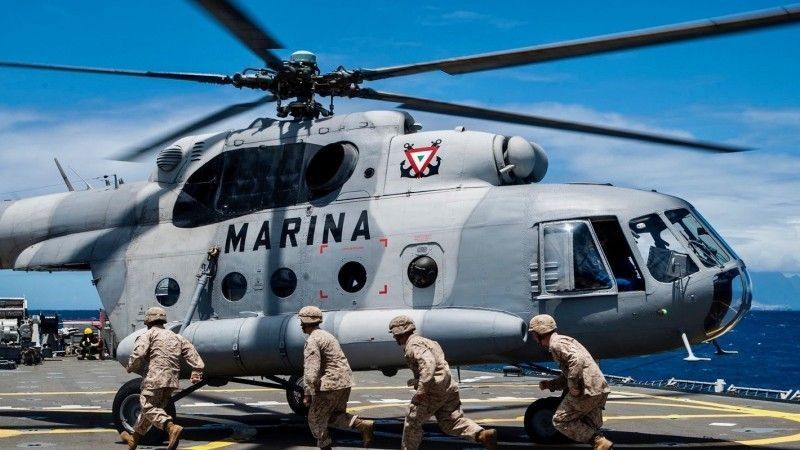 Mi-17 marynarki wojennej Meksyku.