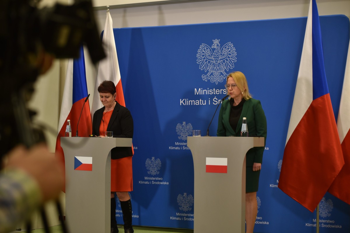 Minister Anna Moskwa i Anna Hubaczkowa