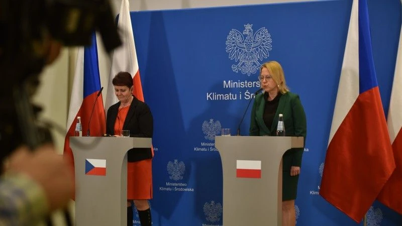 Minister Anna Moskwa i Anna Hubaczkowa