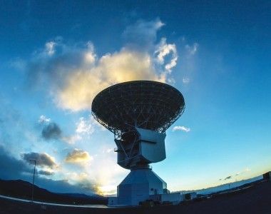 Stacja naziemna systemu ESA deep space communication w Malargüe - zdjęcie poglądowe.