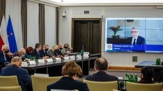 Podgląd senackiej sali podczas wysłuchania Romana Giertycha.